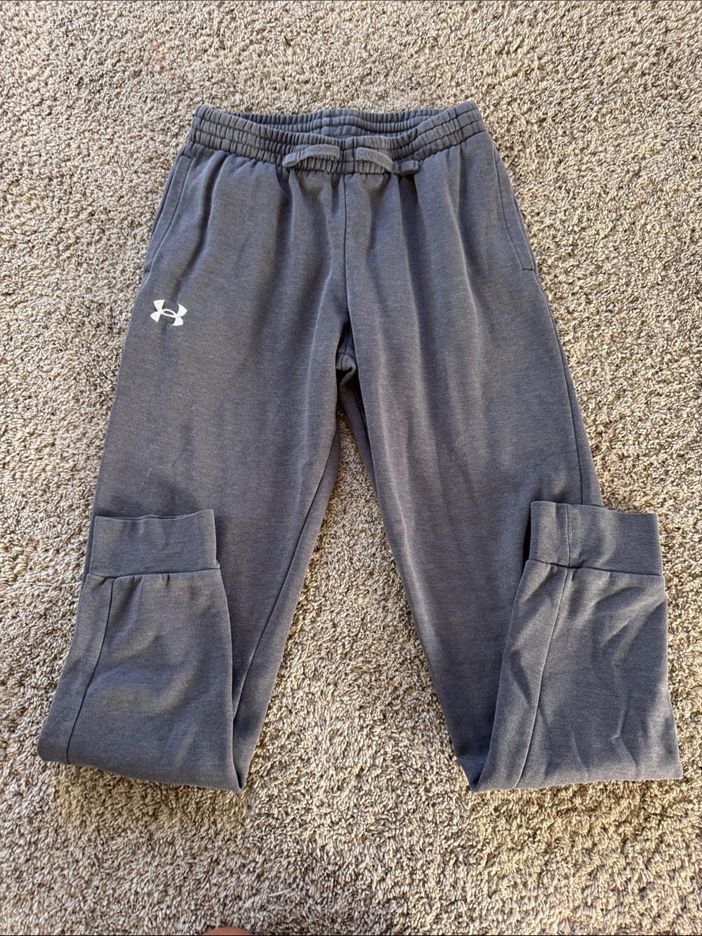 Under Armour youth large grey joggers